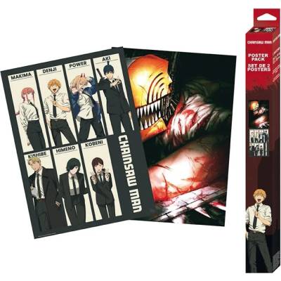 GB eye Sada plagátov Chainsaw Man (2 ks)