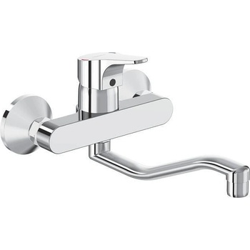 Vidima Стенен смесител за кухня B1929AA, Vidima, с тръбен чучур (B1929AA)