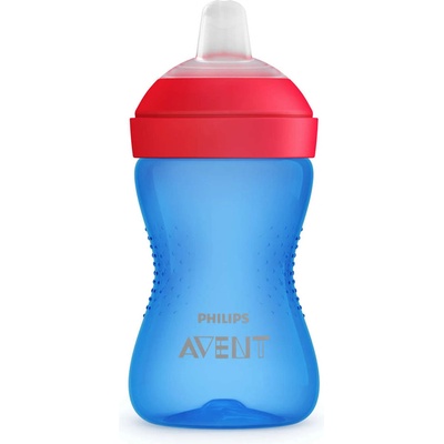 Philips неразливаща се чаша с мек накрайник 300 мл - 9м+, синя