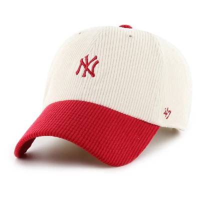 Шапка 47 MLB New York Yankees Cord Base Runner TT Clean Up cap - Beige (Natural / NTB)