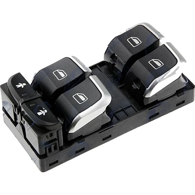 NTY Ovládací Panel Mechanismu Oken Audi A6 2010- A7 2011- Q3 2011-/chromowany (4GD959851B)