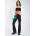 Missy Empire Ring Cut Out Detail High Waisted Flared Trouser - Black