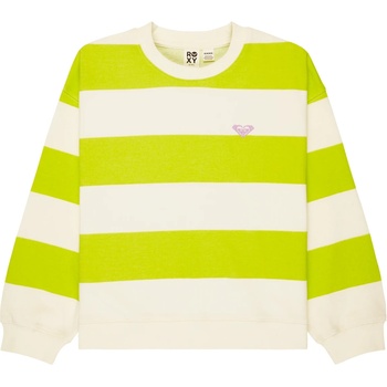 Roxy Детски пуловер Roxy Kid's Little Things Crew Jumper - Daiquiry Green Strictly Stripe - размер 12 Years (704-6040-0215)