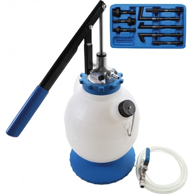 BGS Plnička převodového oleje s ruční pumpou, s 8 adaptéry, 7 l, BGS - B9992 – Zboží Mobilmania