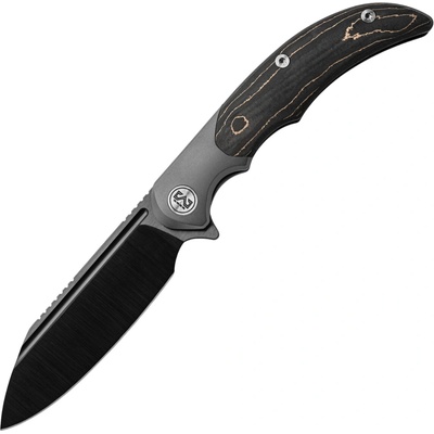 Miguron Knives Conquistador 3.48 M390 Satin With DLC Blade Ti+CF handle MGR624CBN