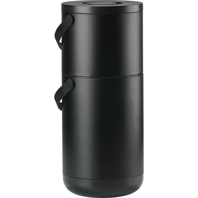 ZONE Kontajner na biologický odpad CIRCULAR 22 + 12 l, čierny, plast, Zóna Dánsko