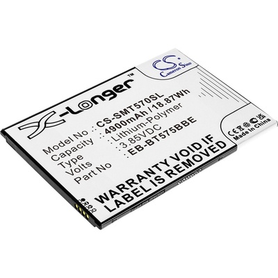 Cameron Sino Батерия за Samsung Galaxy Tab Active 3 (екв. Samsung EB-BT575BBE), 4900 mAh (CS-SMT570SL)