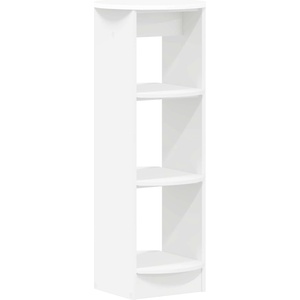 vidaXL Страничен шкаф Бял 40 x 40 x 100 cm Инженерен дървен материал (899843)