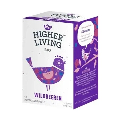 Higher Living Čaj divoké bobule bio 22 g