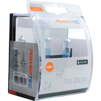 m-tech Powertec Platinum +130% H7 12V халогенни крушки к-т 2бр (PTZPT7-DUO)