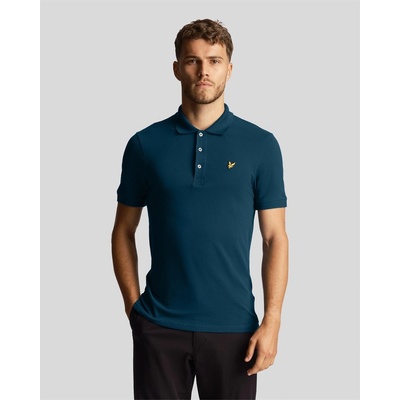 Lyle and Scott Блуза с яка Lyle and Scott Basic Short Sleeve Polo Shirt - Apres Navy W992