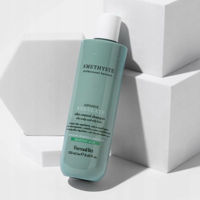 FarmaVita Amethyste Advance Regulate čisticí šampon pro mastnou pokožku hlavy 250 ml