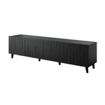 Cama meble RTV шкаф BARI 200x42x52 черен мат (BARI 474101)