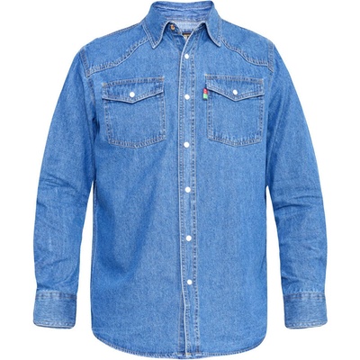 Duke košeľa pánska Western Style Denim shirt riflová jeans