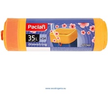 Paclan Aroma s vôňou zaťahovacie uši 35L 15µ HDPE 14ks žlté