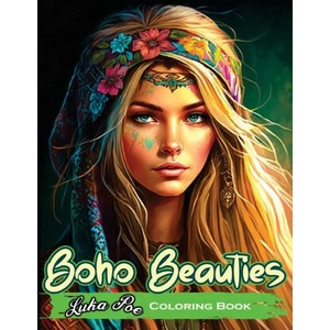 Boho Beauties Coloring Book | Luka Poe (ISBN: 9788367484046)