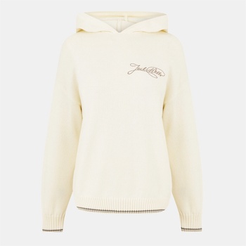 Jack Wills Суичър Jack Wills Women's Knitted Hoodie - Vintage White