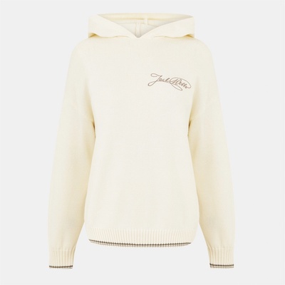 Jack Wills Суичър Jack Wills Women's Knitted Hoodie - Vintage White
