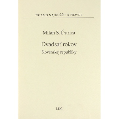 Dvadsať rokov Slovenskej republiky