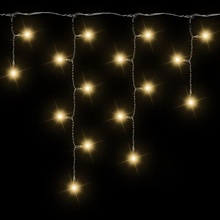 Nexos vianočný svetelný dážď 600 LED 20 m teplá biela