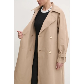 LIU JO Шлифер Liu Jo дамски в бежово преходен модел с уголемена кройка WA5477. T3508 (WA5477.T3508)