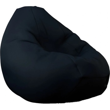 Image 1 of PUFRELAX Пуф, круша, 320л. , Nirvana Grande - Teteron Black, За открито, Перящ се калъф, Пълнеж от Полистиролни перли (PUF-G-NGR-TEX-BL)