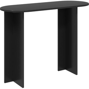 vidaXL Конзолна маса Черен дъб 100 x 39, 5 x 75 см Инженерна дървесина (8001150)