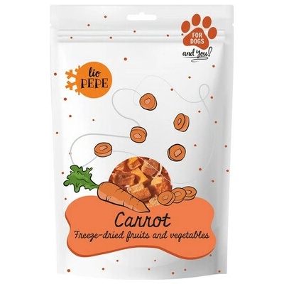 PAKA ZWIERZAKA PEPE 25 g Lyofilizovaná zelenina mrkva pre psa