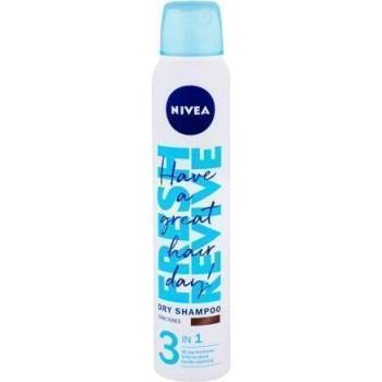 Nivea Fresh Revive Dark Tones suchý šampón pre objem 200 ml