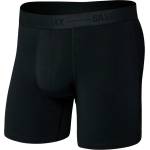 Saxx Синтетично термобельо Saxx Smooth Luxe Micro Modal Boxer Brief Underpants - Black (014-2660-0111)
