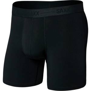 Saxx Синтетично термобельо Saxx Smooth Luxe Micro Modal Boxer Brief Underpants - Black (014-2660-0111)