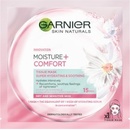 Pleťové masky Garnier Skin Naturals Moisture + comfort superhydratačná upokojujúca textilná maska 32 g