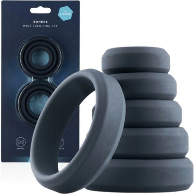 Boners Wide Cockring Set – Zboží Dáma