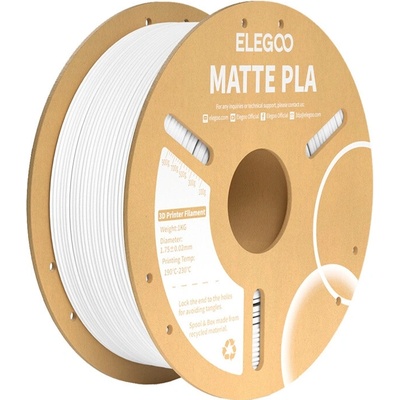 Elegoo PLA MATTE 1.75mm 1Kg Matte White 4260240