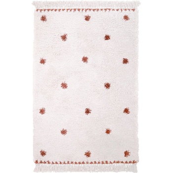 Nattiot Бежов и червен килим , 120 x 170 cm Wooly - Nattiot (1047453015)