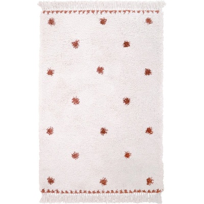 Nattiot Бежов и червен килим , 120 x 170 cm Wooly - Nattiot (1047453015)