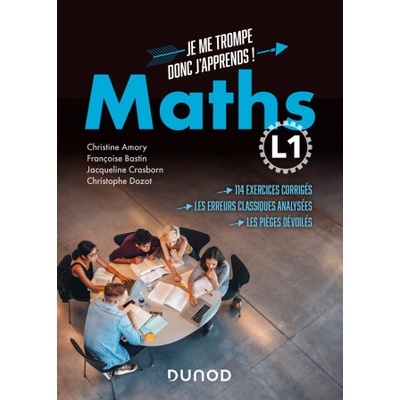 Maths L1 - Je me trompe donc j'apprends ! (Christine Amory,Françoise Bastin,Jacqueline Crasborn,Christophe Dozot)(Brožovaná)