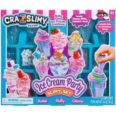 CRA-Z-ART Cra-Z-Slimy: Комплект за желирани слузести партита като сладолед (60508)