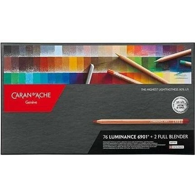 Caran d'Ache Luminance 6901 76 farieb + 2 blendery 6901.776