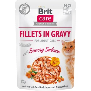 Brit Care Fillets in gravy salmon 6x85 g