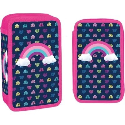 S-Cool Несесер s-cool с 2 ципа, 29 части, rainbow