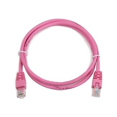 Gembird PP12-3M/RO Eth patch cat5e UTP, 3m, růžový