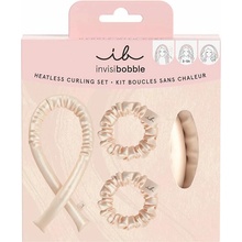 Invisibobble Handle With Curl Heatless Curling Set Handle With Curl, Ružová