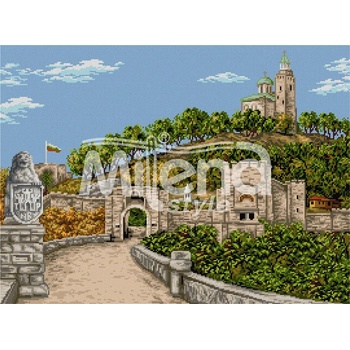 Milena Style Царевец - гоблен със схема конци dmc 1: 1