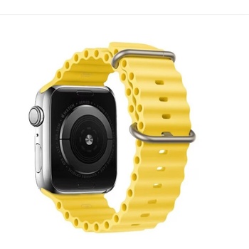 Image 1 of Каишка за Apple watch релеф 42-49мм, жълта
