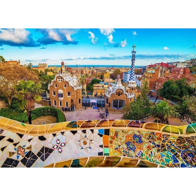 Enjoy - Puzzle View from Park Guell, Barcelona 1000 - 1 000 piese