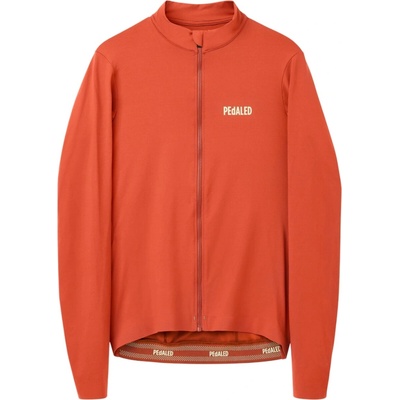 PEdALED Element Long Sleeve Jersey red