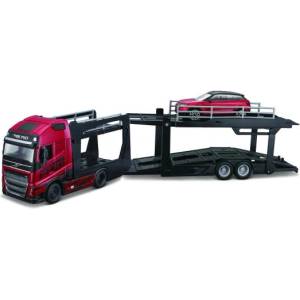 Bburago Bburago 1: 43 STR FIRE Мултикар превозвач - Volvo FH16 с Land Rover LRX Concept