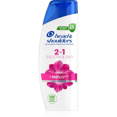 Head & Shoulders Smooth & Silky шампоан против пърхот 2 в 1 330ml