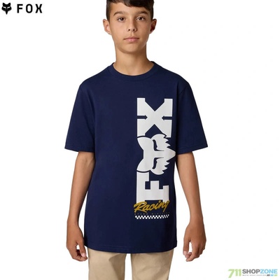 Fox Yth Checkers ss tee tričko nvy